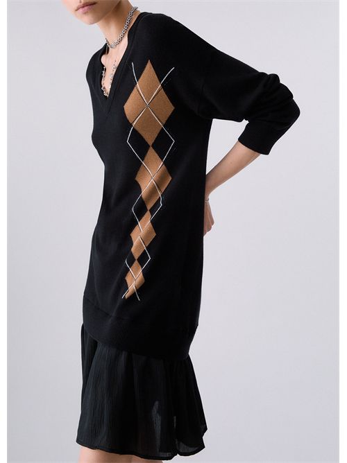 Abito corto in maglia LIU JO | WF6232MA16R/L9207